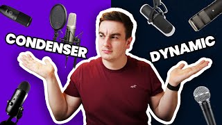 Dynamic vs Condenser Microphones For Podcasting [upl. by Frantz]