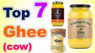 Top 7 Best Ghee in India 2020 with Price  Desi Cow Ghee घी [upl. by Noiek435]