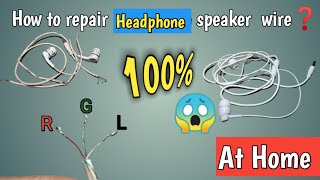 how to repair earphone at home easily A to Z connection  💯 [upl. by Teirrah]