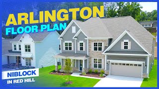 ARLINGTON Floor Plan in Red Hill  Charlotte New Construction [upl. by Petrie]