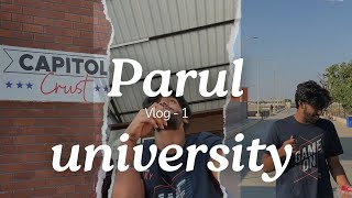 ⁠parul university vlog in telugu ParulUniversity vlog  1 a normal day at Parul university [upl. by Ithaman]