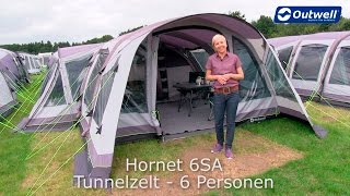 Outwell Hornet 6SA Zelt  Innovative Family Camping [upl. by Auohs]