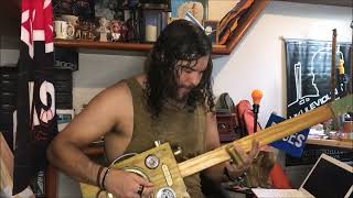 NewOrleansCBGcom  CIGAR BOX GUITAR VIDEO PLAYOFFS  RODRIGO CARDOZO  COUNTERTEMPO [upl. by Yauqaj]