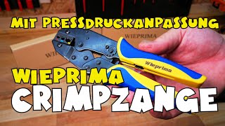 Kabelschuhe korrekt crimpen zB mit der Wieprima Crimpzange [upl. by Idurt]