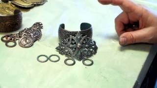 Using Plated Brass Stampings in Your Jewelry Designs How to Make Gilt Brass Good Plating [upl. by Laden]