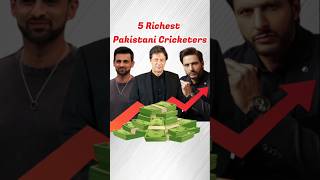 Top 5 Richest Cricketers Of Pakistan  Pakistan Top 5 Rich Cricketers shortsimrankhan [upl. by Albertson156]