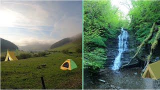 WaterBreakItsNeck Waterfall  Wild Camping  England to Wales Trip [upl. by Armil]