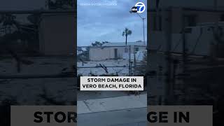 Hurricane Milton causes severe storm damage at Vero Beach Fla [upl. by Jimmie]