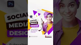 Social Media Design Photoshop Tutorial [upl. by Viveca910]