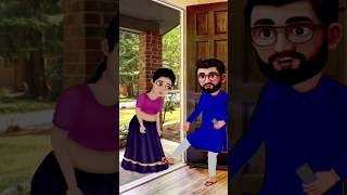 Papa Anaya ko ghar se bahar nikal diya 😱😥shortfeed cartoonaanya ytshorts [upl. by Eisset]