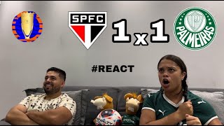 REACT REAÇÕES SÃO PAULO x PALMEIRAS [upl. by Eiuqcaj]