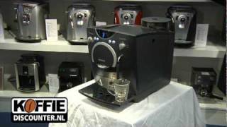 Siemens TK 56001 espressomachine demo video [upl. by Einuj]