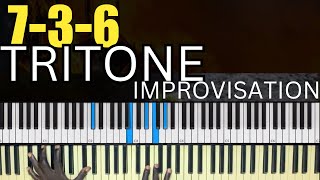 Tritone 736 on F amp C gospelpiano lesson [upl. by Conni]