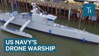 New Drone Warship Drive Itself As It Hunts Submarines [upl. by Luhem]