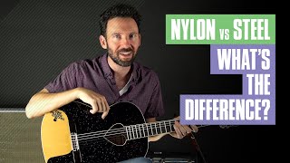 Nylon vs Steel String Guitar  Guitar Tricks [upl. by Greenberg]