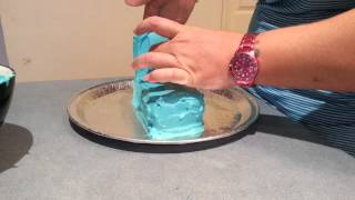 Easy DIY Cake Decor  Very basic train cake [upl. by Aden]