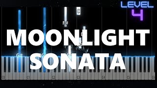 Moonlight Sonata  Beethoven  ADVANCED Piano Tutorial [upl. by Aicul642]