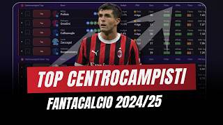 TOP CENTROCAMPISTI ASTA FANTACALCIO 202425  Con Fasce Prezzi e note [upl. by Stephine]