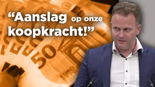 Hoger minimumloon leidt tot MEER INFLATIE FVD veegt vloer aan met GroenLinksvoorstel [upl. by Eenot]