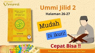 Belajar Membaca Alquran Metode Ummi Jilid 2 hal 2627 belajarngajipemula fyp viralvideo [upl. by Terrye175]