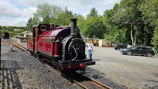 Palmerston returns  Journey to Devils Bridge on the Vale of Rheidol Railway August 2024 [upl. by Krishna]