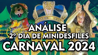 🎉 Destaques do Segundo Dia dos Minidesfles do Grupo Especial do Rio de Janeiro pro Carnaval 2024 [upl. by Einrae]