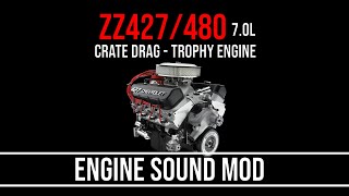 Cammed Chevrolet ZZ427480 Crate DragTrophy 70L Big Block Engine Sound  FiveM  GTA 5 [upl. by Ona]