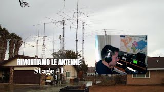 RadioamatoriRimontiamo le antenne STAGE1 radioamatoriradiohfantenneradio [upl. by Ntisuj]