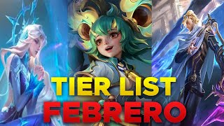 LOS MEJORES HEROES DEL METATIER LIST FEBRERO 2024 😱  MOBILE LEGENDS ESPAÑOL [upl. by Philippine]