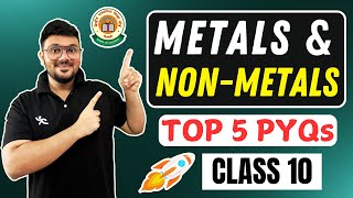 Metals and NonMetals Top 5 Most asked Questions  Class 10 NCERT Chemistry  Parth Momaya [upl. by Hebbe]