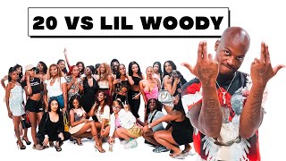 20 WOMEN VS 1 COMEDIAN LIL WOODY [upl. by Neve]