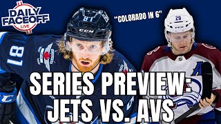 Playoff Preview Jets Vs Avalanche  wJon Goyens  Daily Faceoff Live [upl. by Beaulieu]