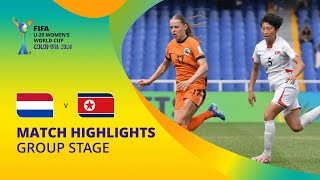 Netherlands v Korea DPR  FIFA U20 Womens World Cup Colombia 2024  Match Highlights [upl. by Dannica]