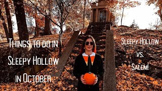 What to do in Sleepy Hollow in OctoberSleepy Hollow vs Salem 🎃🎃 [upl. by Naugan]