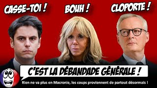 Brigitte Macron et Gabriel Attal HUÉS Bruno Le Maire en roue libre La Macronie part en SUCETTE [upl. by Narrat]