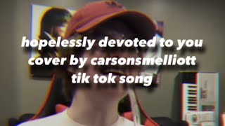 hopelessly devoted to you  talkbox cover carson but now there’s nowhere to hide tik tok song sound [upl. by Bettina]