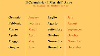 Italian for beginners 4  The Months in Italian  I Mesi [upl. by Nauquf]