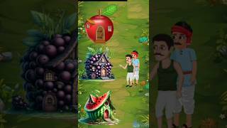 Apple home vs Watermelon home cartoon vidio hanumanji trending animation vlog hindi kahaniya [upl. by Frey]