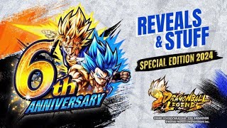 LIVE Dragon Ball Legends 6th Year Anniversary Reveals n Stuff Part 3 Reaction [upl. by Nered210]