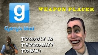 How To Use TTT Weapon Placer on a TTT Server Gmod [upl. by Ruy]