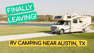 First Trip As FULL TIME RV COUPLE  Harvest Host RV Camping near Austin TX [upl. by Klockau217]