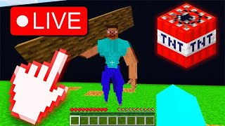 Minecraft Streamer VS Viewers TNT Game minecraftlivestream [upl. by Hairym]