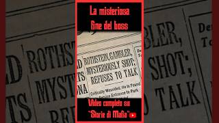 La MISTERIOSA FINE del BOSS truecrime gangster america storia [upl. by Wileen]