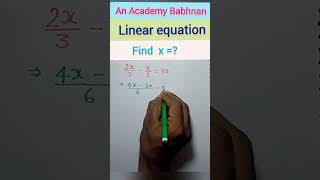 how to find linear equation shortvideo viralvideo [upl. by Seltzer341]