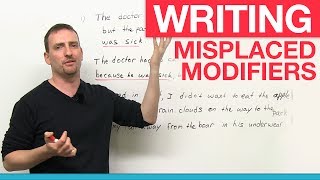 Writing  Misplaced Modifiers [upl. by Pedersen]