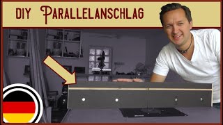 Parallelanschlag mit integrierter AbsaugVorrichtung für den Frästisch selber bauen  DIY Werkstatt [upl. by Nnylesor491]