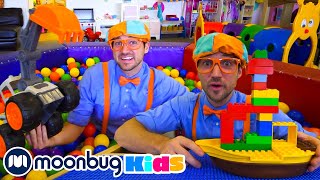 Blippi Visits an Indoor Playground  Moonbug Kids TV Shows  Full Episodes  Cartoons For Kids [upl. by Norah]