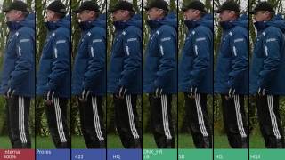 Prores vs DNxHR vs internal comparison  Panasonic DVX200 [upl. by Vento]