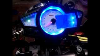 YPVS 350 Koso clocks yamaha RD350YPVS [upl. by Ahtenek]