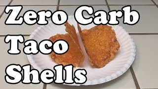 Keto Recipe Low Carb Zero Carb Taco Shells [upl. by Zanahs]